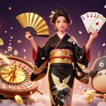 Experience thrilling gambling at lauthai with dynamic characters, sports elements, and casino elements in a vibrant 3D scene.