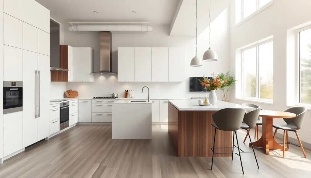 Küchenstudio in Frankfurt am Main mit modernem Design und einladender Atmosphäre.
