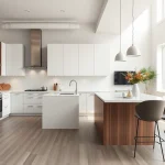 Küchenstudio in Frankfurt am Main mit modernem Design und einladender Atmosphäre.