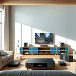 Erleben Sie Iptv Kaufen in einem stilvollen Wohnzimmer mit modernen Geräten.
