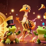 Engage with gk88's thrilling casino adventures featuring vibrant characters and slot machines.