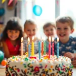 Kreative Spiele für Kindergeburtstag 4 Jahre in einem Fest des Lächelns.