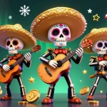 Experience the excitement at u88 with a vibrant 3D mariachi band and dynamic gaming elements.