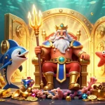 Engage with Nhà cái F168 in an immersive casino adventure featuring Neptune and gold treasures.