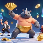 Play games at alo8's vibrant casino with unique characters and dynamic crypto elements.