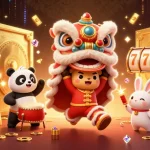 S8 offers exciting online casino gaming, featuring slot machines, gold treasures, and festive characters.