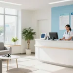 Akra Labs Shop für medizinische Dienstleistungen und Patientenversorgung in einer modernen Gesundheitsklinik.