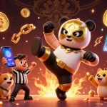 Experience the thrilling action at tr88 com with a vibrant scene featuring dynamic characters and crypto elements in a 3D casino setting.