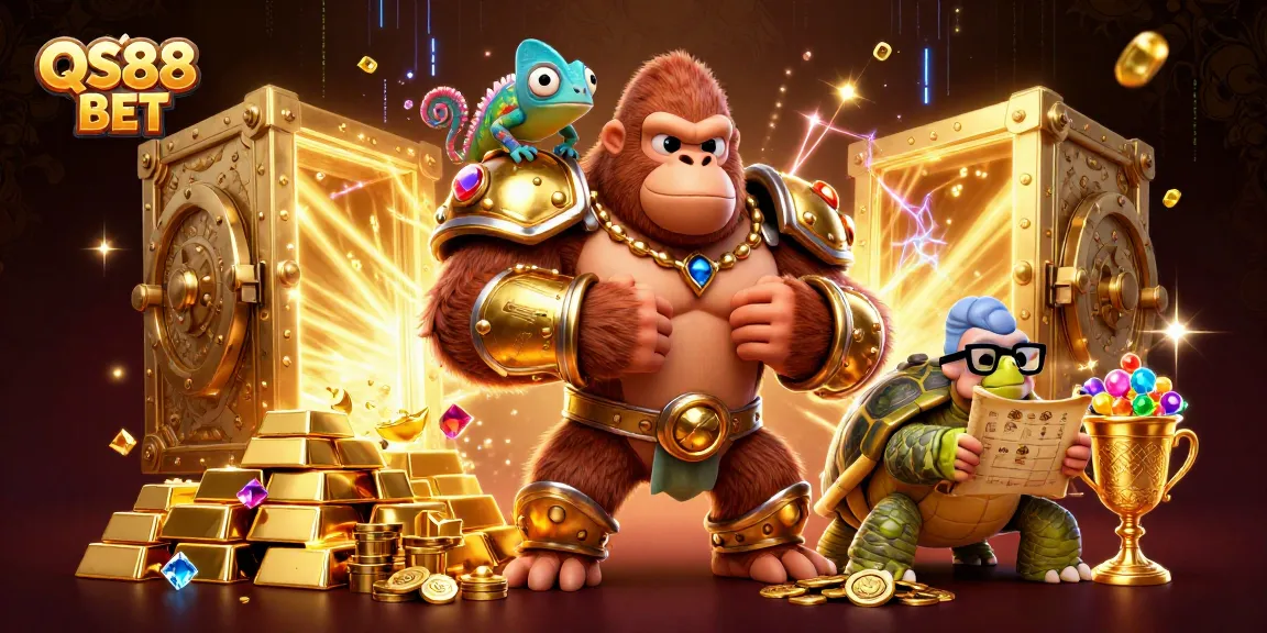 Experience thrilling gameplay at QS88 BET with rich casino elements and vibrant characters.