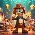 Discover the best no deposit bonus codes Australia with an energetic casino-themed illustration featuring engaging characters.