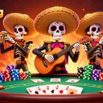 Win big with 789wingg's exciting poker scene and vibrant mariachi band illustration.