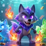 Join the thrilling s8glx casino experience with vibrant characters and flying slot elements.