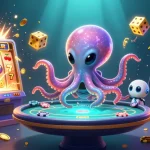 Engage with da88's thrilling alien-themed casino adventure featuring a vibrant poker scene.