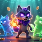 Experience the thrilling gameplay of dh88 with crypto elements and vibrant casino visuals.